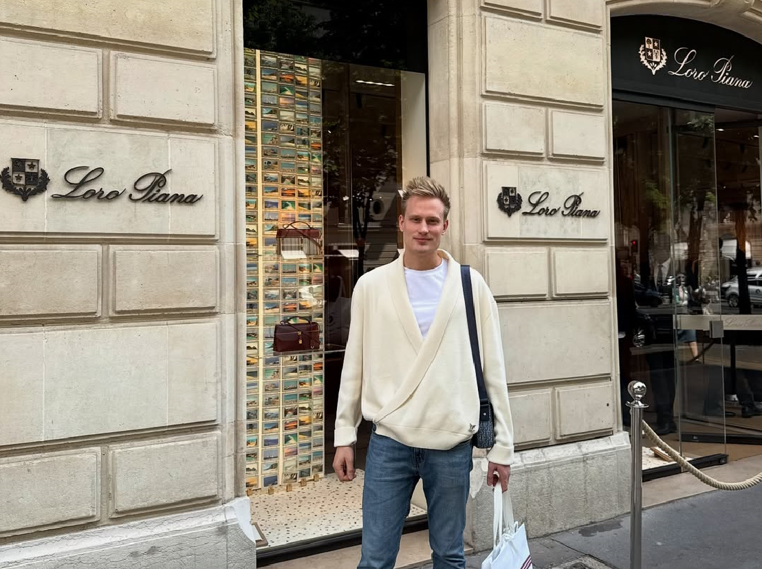 Olexandr Orlovskyi buys things with money earned from cryptocurrency
